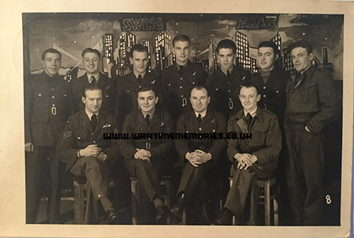 Douglas Waters with fellow POWs at Stalag Luft, 1st Jan 42